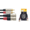 3M CABLE BRETELLE RCAm-XLRm DL