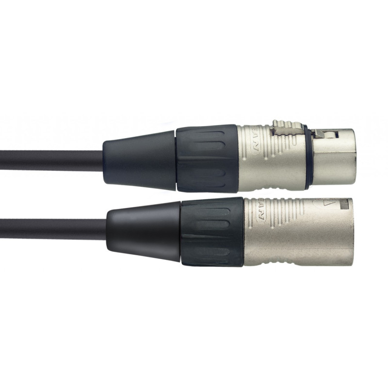 1M CABLE MICRO XLRf-XLRm DLX