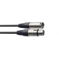 6M CABLE MICRO XLRf-XLRm