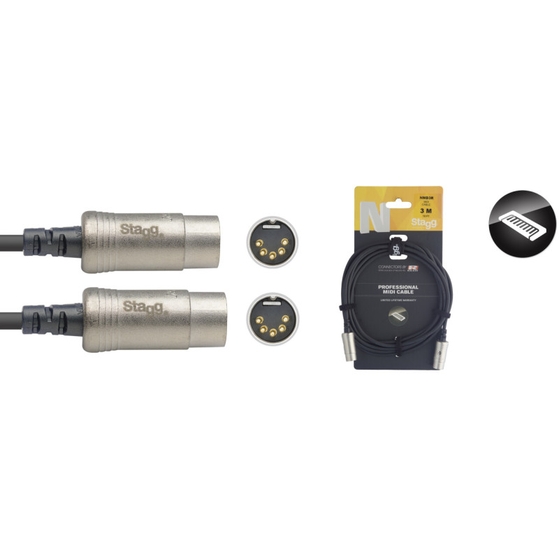 3M CABLE MIDI DINm DLX