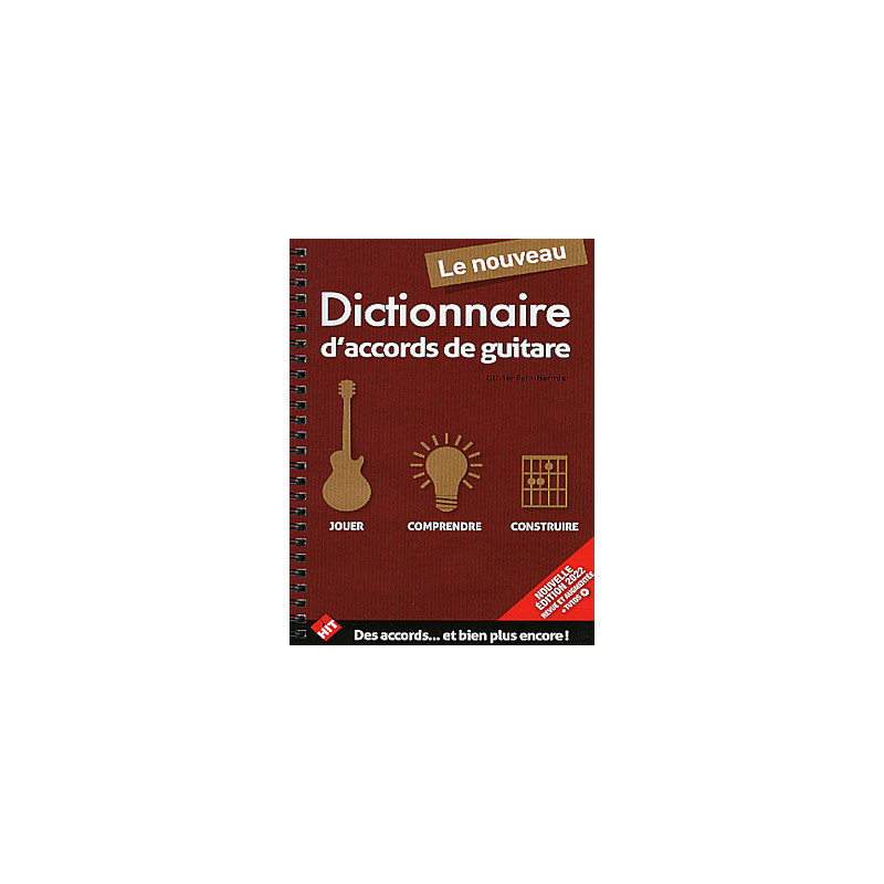 Le nouveau dictionnaire d'accords de guitare