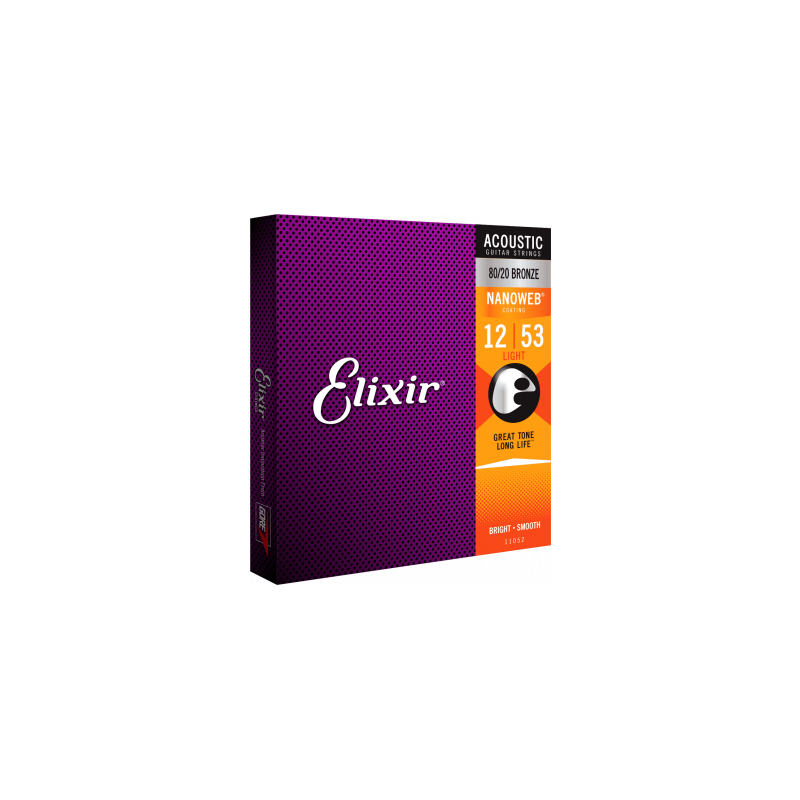 ELIXIR NANOWEB 80/20 BRONZE LIGHT 12-53