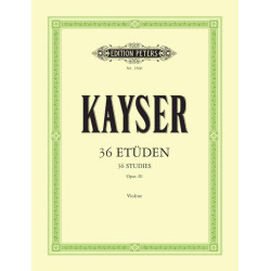 36 ETUDES Op.20 - KAYSER