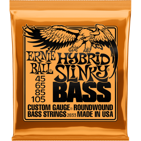 Slinky Nickel Wound Bass HYBRID SLINKY BASS 45-105 - ERNIE BALL