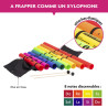 BOOMOPHONE - Xylophone de 8 tubes boomwhackers - FUZEAU