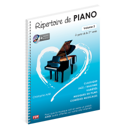 Répertoire de PIANO Volume 2 - Christophe ASTIE