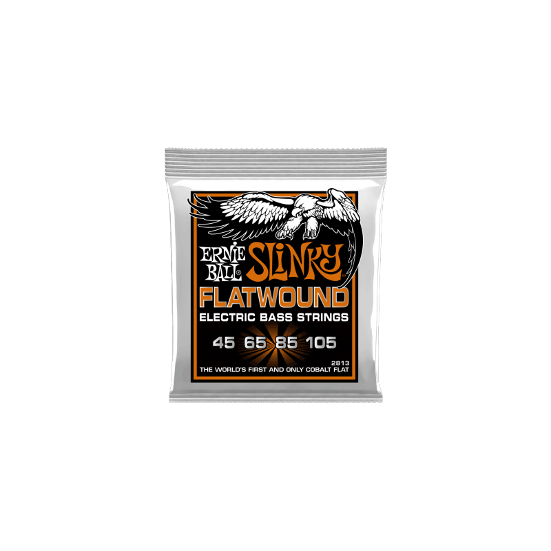 Hybrid slinky FLATWOUND 45-65-85-105 - ERNIE BALL