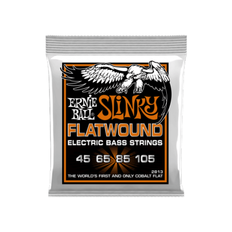 Hybrid slinky FLATWOUND 45-65-85-105 - ERNIE BALL