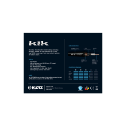 KIK1.5PPSW - Câble instrument Jack/Jack 1,5 m - KLOTZ