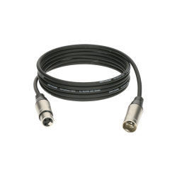 GREYHOUND câble microphone avec XLR 3p F/M nickel 5m - KLOTZ